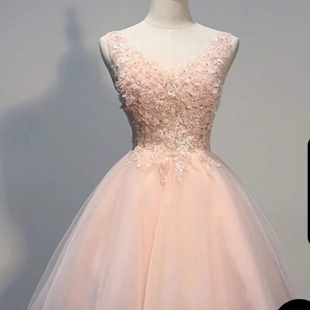Elegant Pink Evening Gown
